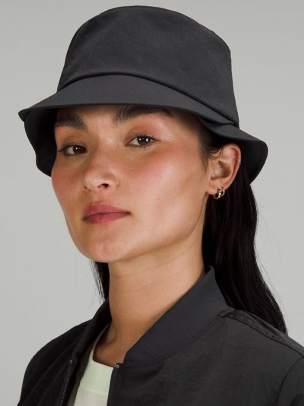 Lululemon Black Wide-Brim Bucket Hat XS/S